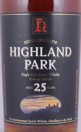 Highland Park 25 Years Sherry Cask Release 2004 Orkney Islands Single Malt Scotch Whisky 50,7%