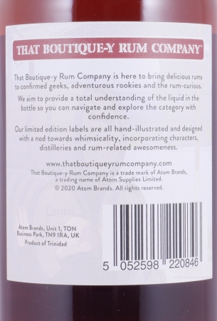Caroni 23 Years Batch 3 That Boutique-Y Rum Company Traditional Column Trinidad Rum 56.8%