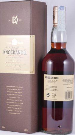 Knockando 25 Years First Fill European Oak Sherry Casks Special Release 2011 Speyside Single Malt Scotch Whisky 43,0%