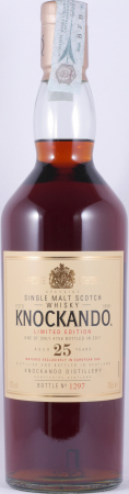 Knockando 25 Years First Fill European Oak Sherry Casks Special Release 2011 Speyside Single Malt Scotch Whisky 43,0%