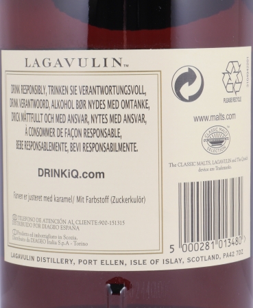 Lagavulin 1994 16 Years Distillers Edition 2010 Special Release lgv.4/498 Islay Single Malt Scotch Whisky 43.0%