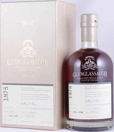 Glenglassaugh 1975 40 Years Massandra Madeira Puncheon Cask No. 2180 Highland Single Malt Scotch Whisky 43.9%