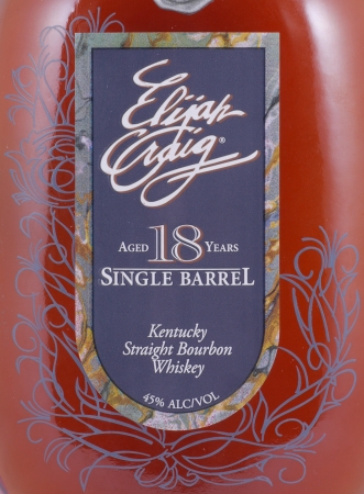 Elijah Craig 1991 18 Years Single Barrel No. 2964 Kentucky Straight Bourbon Whiskey 45,0%