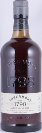 Tobermory 15 Years Gonzalez Byass Oloroso Sherry Finish Limited Edition Island Single Malt Scotch Whisky 46,3%