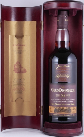 Glendronach 33 Years Oloroso Sherry Casks Highland Single Malt Scotch Whisky 40,0%