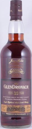 Glendronach 33 Years Oloroso Sherry Casks Highland Single Malt Scotch Whisky 40,0%