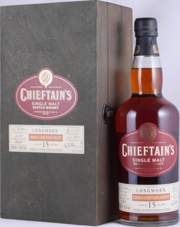 Longmorn 1994 15 Years Sherry Butt Finish Cask No. 90152 Ian McLeod Chieftains Speyside Single Malt Scotch Whisky 56.2%