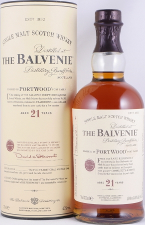 Balvenie 21 Years Port Wood Limited Release 2008 Highland Single Malt Scotch Whisky 40.0%