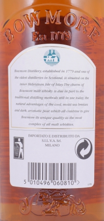 Bowmore Legend of the Princess Giant Millenium Limited Edition 6. Release 8 Years Islay Single Malt Scotch Whisky 40.0%