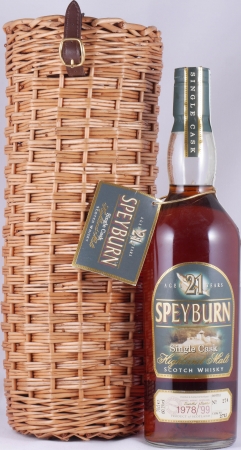 Speyburn 1978 21 Years Sherry Cask No. 2713 Highland Single Malt Scotch Whisky Cask Strength 60.1%