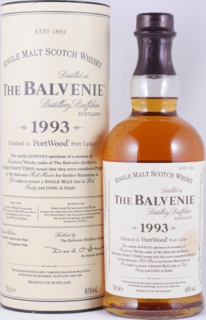 Balvenie 1993 13 Years Port Wood Limited Release Highland Single Malt Scotch Whisky 40,0%