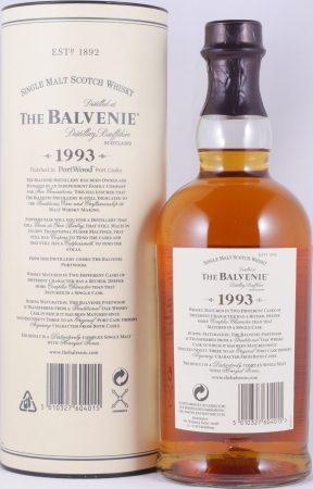 Balvenie 1993 13 Years Port Wood Limited Release Highland Single Malt Scotch Whisky 40,0%