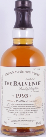Balvenie 1993 13 Years Port Wood Limited Release Highland Single Malt Scotch Whisky 40,0%