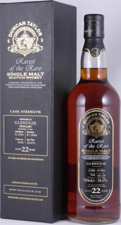 Glenugie 1981 22 Years Sherry Cask No. 5156 Duncan Taylor Rarest of the Rare Highland Single Malt Scotch Whisky 58,0%