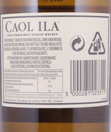 Caol Ila Natural Cask Strength Limited Edition 2007 Islay Single Malt Scotch Whisky 59,6%