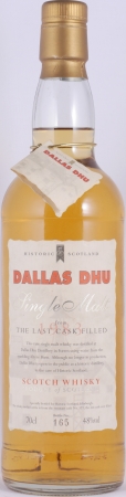 Dallas Dhu 1983 The Last Cask Filled Remnant Oak Cask No. 327 Historic Collection Speyside Single Malt Scotch Whisky 48.0%