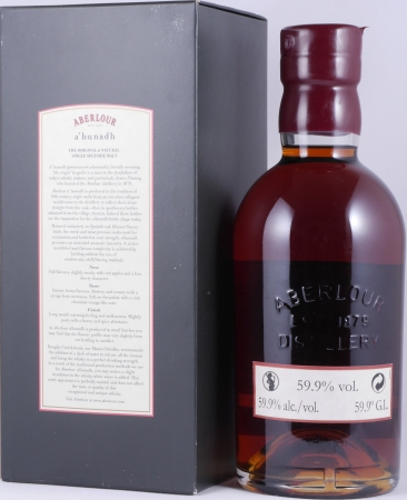 Aberlour A bunadh Batch No. 29 Oloroso Sherry Butts Speyside Single Malt Scotch Whisky Cask Strength 59.9%