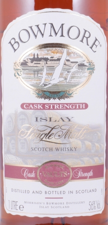 Bowmore Cask Strength Seagull Label Islay Single Malt Scotch Whisky 56.0% 1.0 L