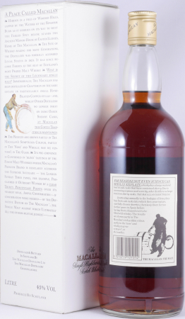 Macallan 12 Years Sherry Wood Golden Screw Cap Highland Single Malt Scotch Whisky 43,0% 1,0 L