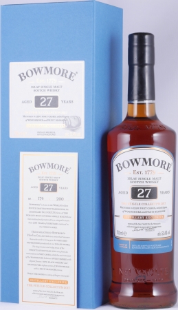 Bowmore 1990 27 Years Port Cask Feis Ile 2017 Distillery Exclusive Limited Edition Islay Single Malt Scotch Whisky Cask Strength 52,4%