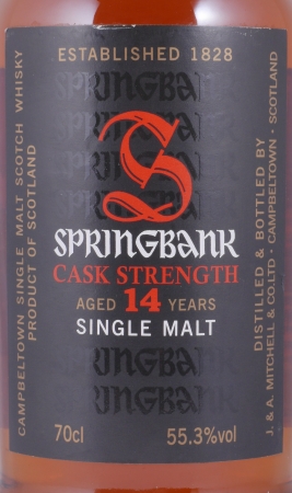 Springbank 1997 14 Years Sherry Cask No. 98/144-2 Limited Special Edition Campbeltown Single Malt Scotch Whisky 55,3%