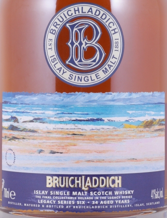 Bruichladdich Legacy Six 34 Years Islay Single Malt Scotch Whisky Cask Strength 41.0%