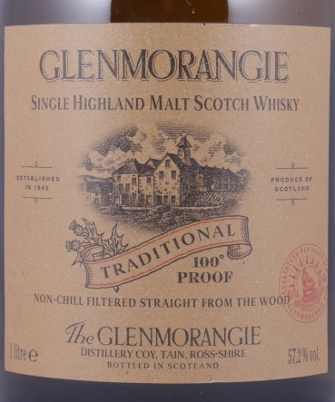 Glenmorangie 10 Years Traditional 100° Proof Highland Single Malt Scotch Whisky Cask Strength 57,2%