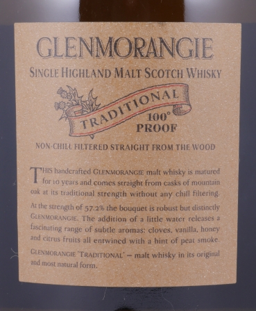 Glenmorangie 10 Years Traditional 100° Proof Highland Single Malt Scotch Whisky Cask Strength 57,2%