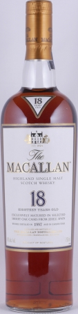 Macallan 1997 18 Years Sherry Oak Highland Single Malt Scotch Whisky 750ml Edrington Americas NY 43,0%
