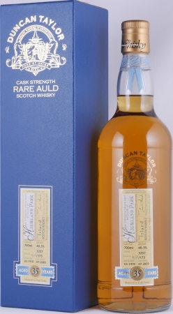 Highland Park 1970 35 Years Oak Cask No. 3257 Duncan Taylor Cask Strength Rare Auld Edition Orkney Islands Single Malt Scotch Whisky 40,3%