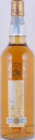 Highland Park 1970 35 Years Oak Cask No. 3257 Duncan Taylor Cask Strength Rare Auld Edition Orkney Islands Single Malt Scotch Whisky 40,3%