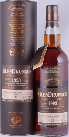 Glendronach 1993 26 Years Pedro Ximenez Sherry Puncheon Cask No. 7405 Highland Single Malt Scotch Whisky 52,9%