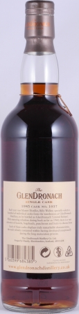 Glendronach 1985 30 Years Pedro Ximenez Sherry Puncheon Cask No. 1037 Highland Single Malt Scotch Whisky 52,3%