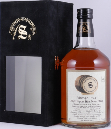 Glen Albyn 1974 30 Years Oak Cask No. 1597 Signatory Vintage Highland Single Malt Scotch Whisky Cask Strength 55.9%