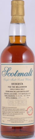 Macallan 1988 12 Years Oloroso Sherry Butt Scotmalt Reserva for the Millennium Highland Single Malt Scotch Whisky 55,1%