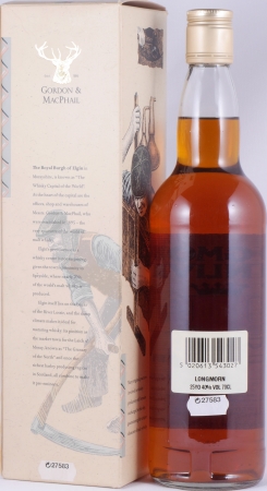 Longmorn 25 Years Gordon und MacPhail Licensed Bottling Finest Highland Single Malt Scotch Whisky 40,0%