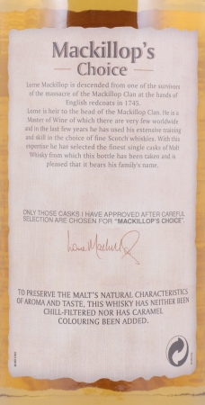 Macallan 1989 14 Years Oak Cask Mackillops Choice Single Cask Speyside Single Malt Scotch Whisky 58,7%