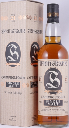 Springbank 21 Years Limited 2000 Edition Campbeltown Single Malt Scotch Whisky 46.0%