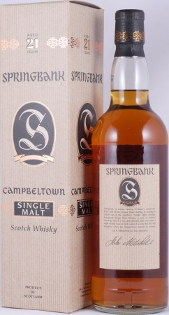 Springbank 21 Years Limited 2000 Edition Campbeltown Single Malt Scotch Whisky 46.0%