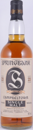 Springbank 21 Years Limited 2000 Edition Campbeltown Single Malt Scotch Whisky 46.0%