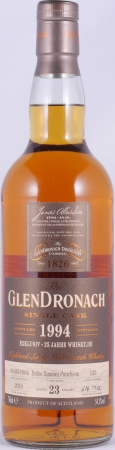 Glendronach 1994 23 Years Pedro Ximenez Sherry Puncheon Cask No. 126 Highland Single Malt Scotch Whisky 54,1%