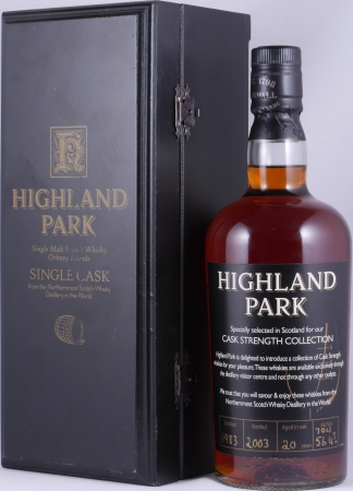 Highland Park 1983 20 Years Sherry Cask Distillery-only Single Cask Collection Orkney Islands Single Malt Scotch Whisky 56,4%