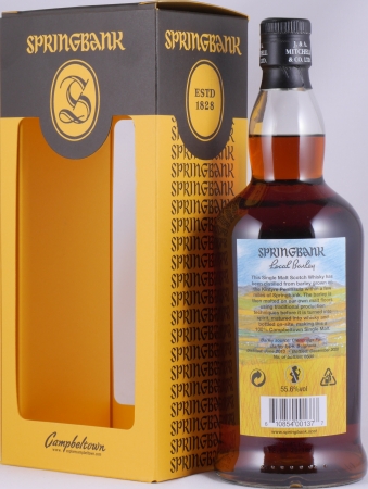 Springbank 2010 10 Years Local Barley Release 2020 Oloroso Sherry Casks Campbeltown Single Malt Scotch Whisky 55,6%