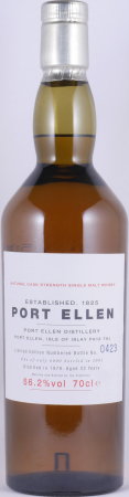 Port Ellen 1979 22 Years 1st Annual Release 2001 Limited Edition Islay Single Malt Scotch Whisky Cask Strength 56.2%