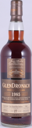 Glendronach 1985 27 Years Pedro Ximenez Sherry Puncheon Cask No. 1035 Highland Single Malt Scotch Whisky 53,7%