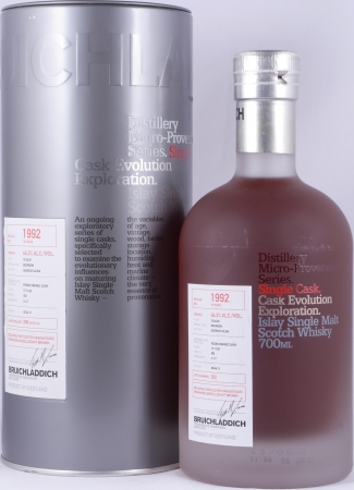 Bruichladdich 1992 18 Years Bourbon / Pedro Ximenez Cask No. 002 Micro-Provenance Series Islay Single Malt Scotch Whisky 44,3%