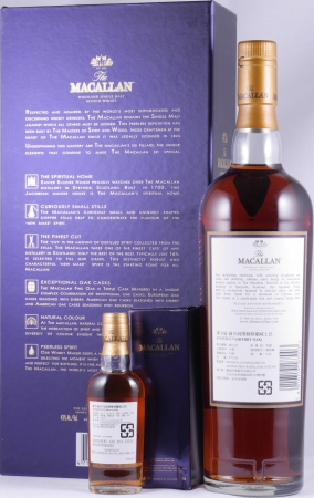 Macallan 1991 18 Years Sherry Oak Special Geschenk-Set mit Miniatur Highland Single Malt Scotch Whisky 43,0%