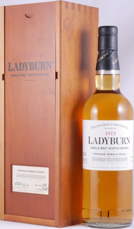 Ladyburn 1973 27 Years Vintage Single Cask No. 3200 Lowland Single Malt Scotch Whisky Cask Strength 50.4%