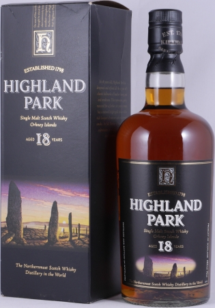 Highland Park 18 Years Sherry Casks Old Label Orkney Islands Single Malt Scotch Whisky 43,0%