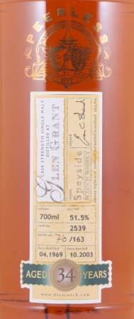 Glen Grant 1969 34 Years Oak Cask No. 2539 Duncan Taylor Cask Strength Rare Auld Speyside Single Malt Scotch Whisky 51,5%